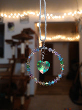 Load image into Gallery viewer, Swarvoski Heart Suncatchers