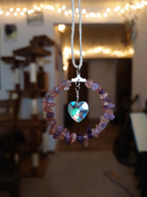 Load image into Gallery viewer, Swarvoski Heart Suncatchers