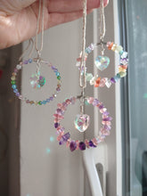 Load image into Gallery viewer, Swarvoski Heart Suncatchers