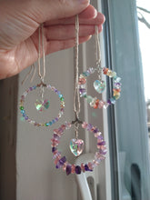 Load image into Gallery viewer, Swarvoski Heart Suncatchers
