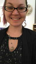 Load image into Gallery viewer, Celestial Abalone Moon Necklace (made to order)