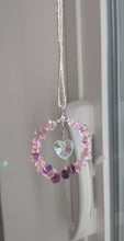 Load and play video in Gallery viewer, Swarvoski Heart Suncatchers