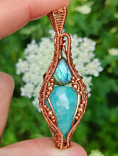 Load image into Gallery viewer, Amazonite Emotional Balance Amulet
