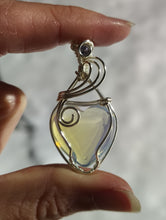 Load image into Gallery viewer, Opalite with Tanzanite Heart
