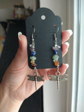 Load image into Gallery viewer, Chakra Dragonfly Earrings
