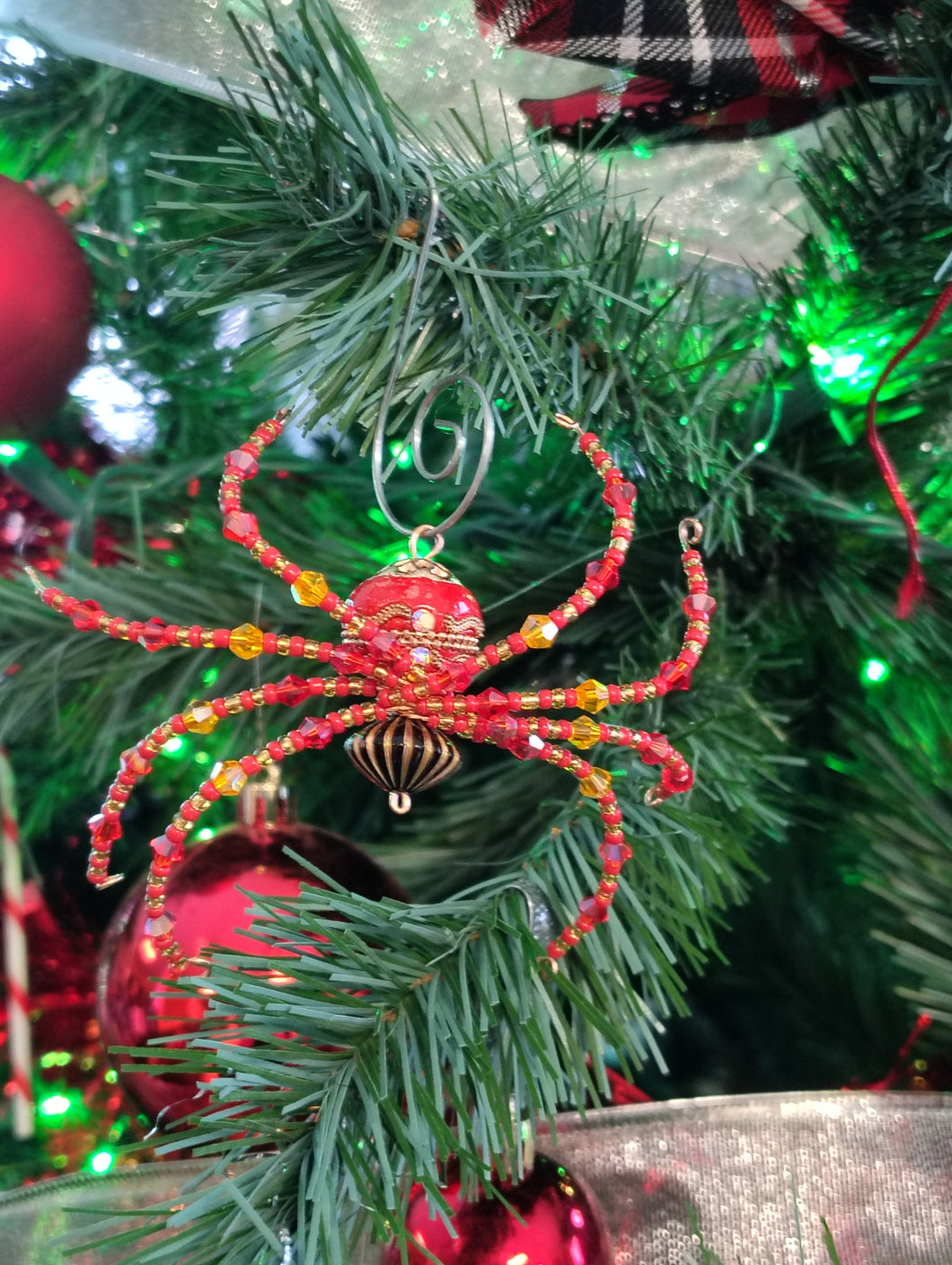 Christmas Spider Ornament