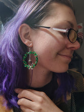 Load image into Gallery viewer, Wreath Jingle Earrings
