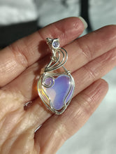 Load image into Gallery viewer, Opalite with Tanzanite Heart
