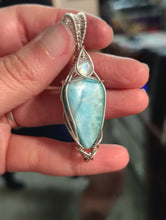 Load image into Gallery viewer, Larimar x Moonstone in Sterling Silver
