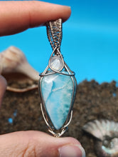 Load image into Gallery viewer, Larimar x Moonstone in Sterling Silver
