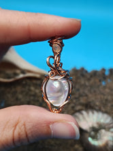 Load image into Gallery viewer, 14K Rose Gold Filled MoP Pendant
