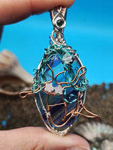 Load image into Gallery viewer, Fluorite Mermaid Amulet
