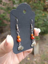 Load image into Gallery viewer, Autumn Pumpkin Earrings
